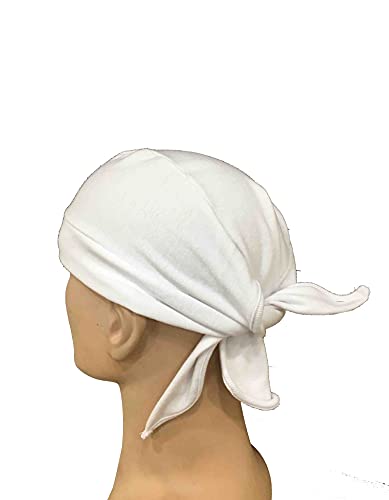 Gajraj Unisex Cotton Patka Skull Cap Bandana/Fashionable Helmet Liner/Head Cap (Pack of 4)