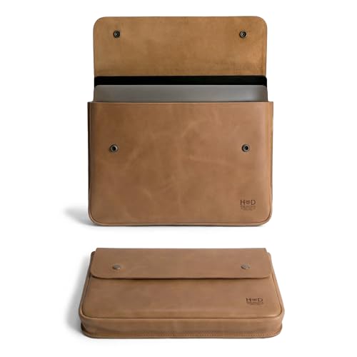 Image of Hide & Drink, Vintage Folder Document Holder, File Case, A5 Binder, Envelope Portfolio, Full Grain Leather, Handmade, Single Malt Mahogany