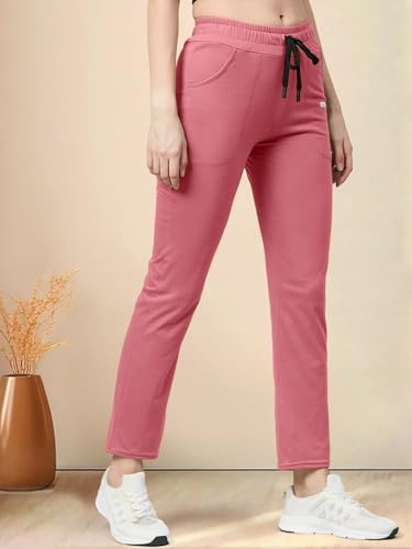 Image of Pinkmint Cotton Style Pyjamas for Women Combo l Stylish Side 2 Pockets l Gym Wear l Comfortable Track Pant
