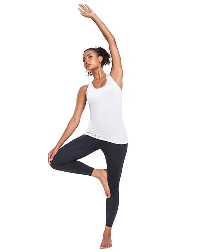 Telaleo 5 Pack Workout Tank Tops For Women, Athletic Racerback Sports Tank Top, Loose Sleeveless Dry Fit Shirts Black/Grey/White/Green/Blue Xl thumb #3