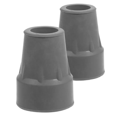 DOITOOL Improved Traction Walker Leg Tips Non-Slip Cane Stability Caps for Crutch Pad Replacement in Multiple Colors