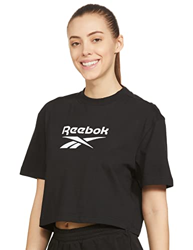 Image of Reebok Women's Printed Regular Fit T-Shirt