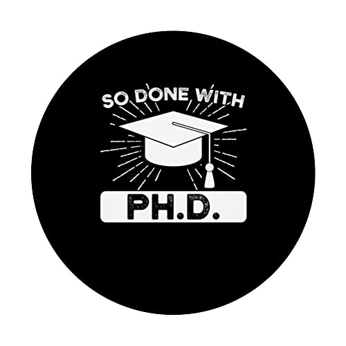 so done with Ph.d PH.d PopSockets Swappable PopGrip, Black - Image 3
