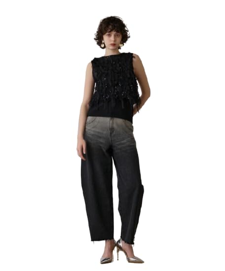 Amazon | [グレースコンチネンタル] ベスト 25SSﾌﾘﾝｼﾞﾍﾞｽﾄ レディース