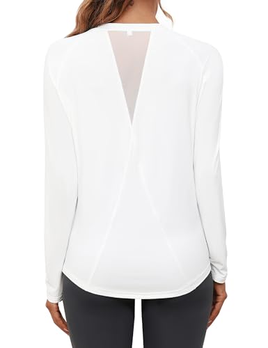 Gyabnw Laufshirt Damen Langarm Sportshirt Fitness Locker Sport Tshirt...