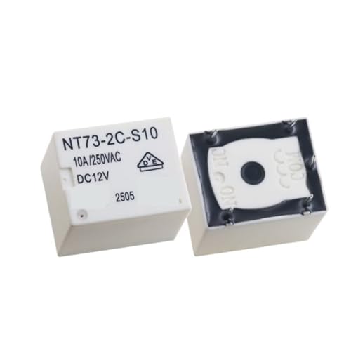 Relais NT73 2C S10 DC12V étanche 10A pour isolation de circuit imprimé
