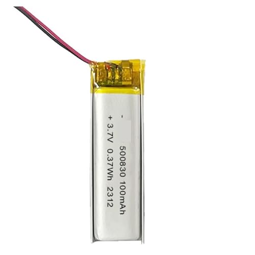 Batería 500830 100 mAh 3,7 V 1 Pieza para solucionar problemas de autonomía en gadgets
