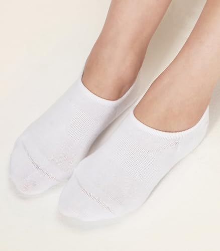 Breslatte 6pairs No Show Socks Womens Men Non-slip Soft Cotton Invisible Socks for Women Daily Sport2
