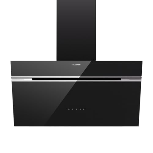 Klarstein Alina Hotte Aspirante - Hotte Décorative 70 cm, 600 m³/h, Classe A, Éclairage LED, 68...