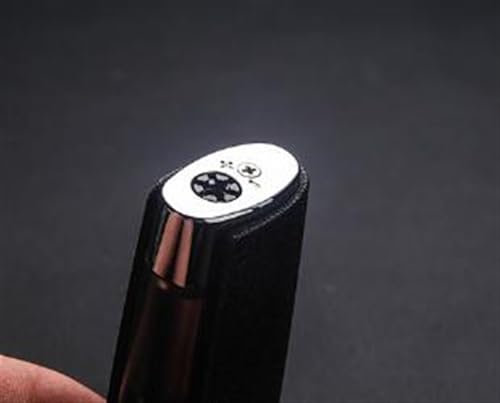 Encendedor de metal a prueba de viento, llama azul ajustable miniatura 5