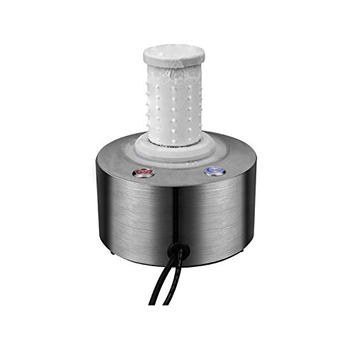 Maxima 09403100 Droogijsmachine - Droogijscilinder 5,6 x 11,2 cm - 120 Seconden Lebensmitteltrocknöfen, Edelstahl, silberfarben