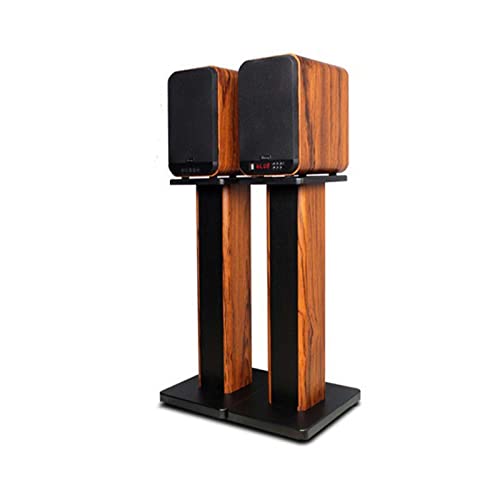 Aiwfl Speaker Stands Bookshelf Speaker Stands 35 Inch Rosewood Speaker Floor Stands Wood Speaker Stands Pair Bookshelf For Tv Home Theatre 3D Surround Sound Support thumb #1