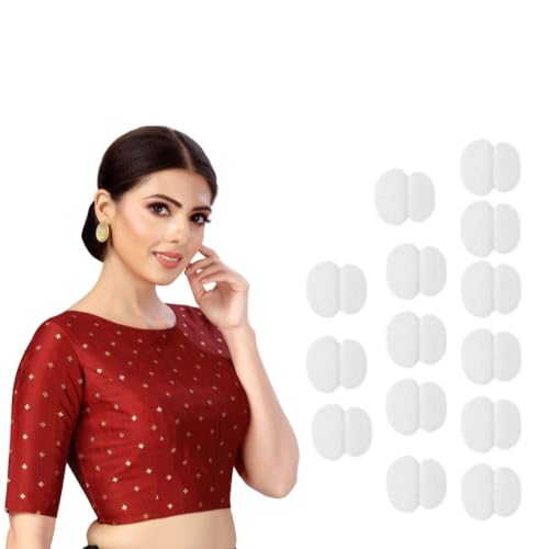 Image of Studio Shringaar Women Cotton Silk Silky Brocade Readymade Elbow Length Sleeves Saree Blouse Choli