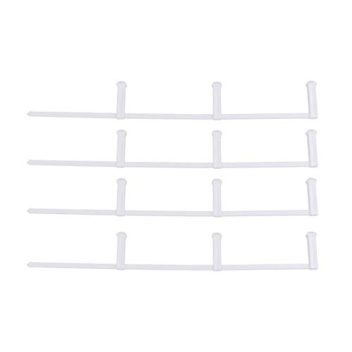 NICEXMAS Cerca de PlÃ¡stico de Jardim Decorativo Cerca de Piquete Branco Protetor Protetor de Borda