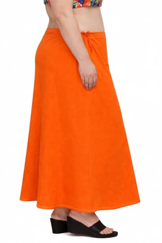 Image of CITIX Pure Cotton Petticoat for Woman Saree | Adujastable Drawstring Waist