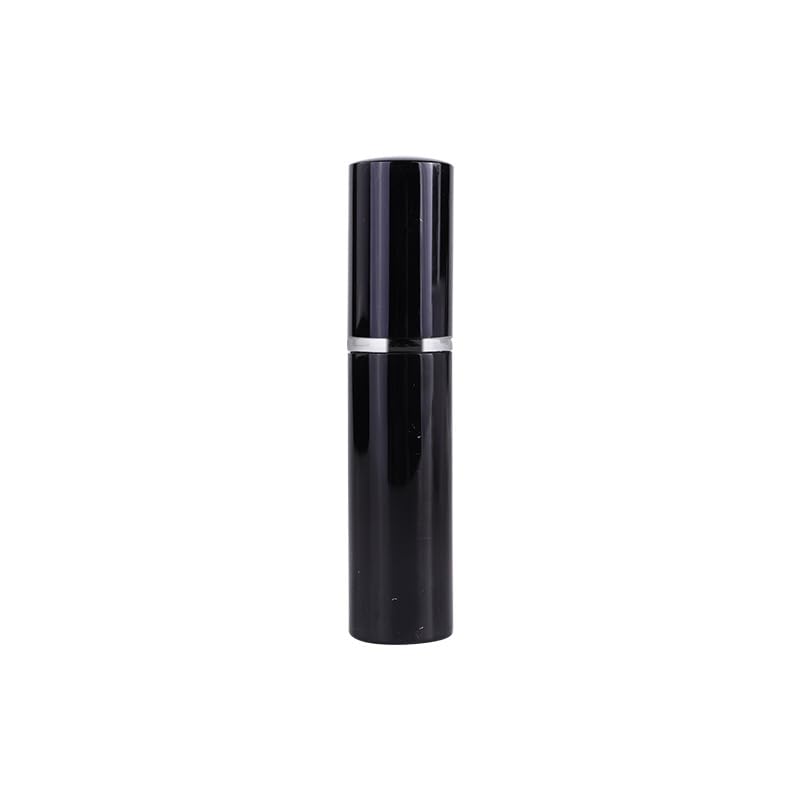 5 ml 10 ml aluminiowa butelka z rozpylaczem do perfum szklany atomizer, wielokrotnego napełniania, podróżny pojemnik na mgiełkę, zestaw próbek kosmetyków, 10-100 szt. (czarny połysk, 20 szt., 5 ml)