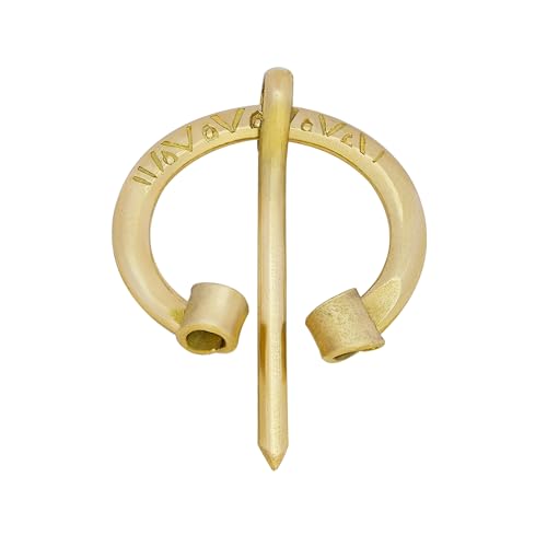 Broche médiévale en fibula forgée à la main pour costume viking et cape celtique de reconstitution