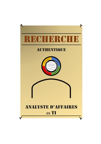 livre Recherche authentique analyste d'affaires en TI