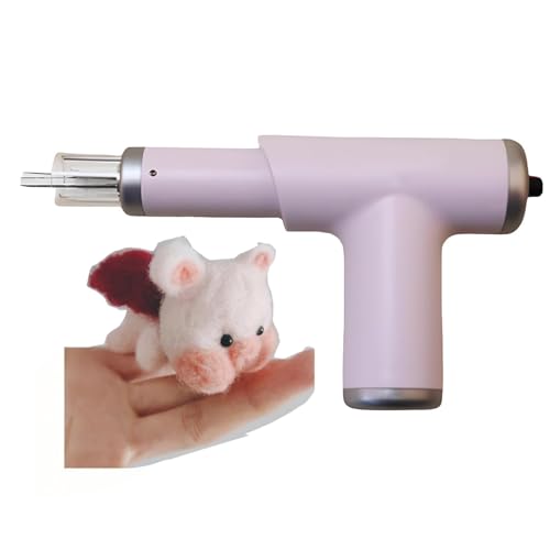 Máquina eléctrica de fieltro de aguja de mano para manualidades de lana, batería de 9000 mAh, velocidad ajustable para animales de fieltro y manualidades