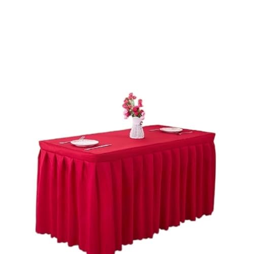 ZYAGH Roter Party-Tischrock 180cm x 40cm