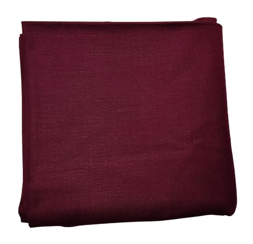 ga fashion Unstitched Winter Woollen Plain Fabric for Suit Salwar Long Kurta, Shirt, Pathani Suit, Patiyala Bottom etc for Both Men & Women, Width-44 inch,Length-2.5 Meter,Free_Size (Wine Maroon 2.5 Meter)-picture-25