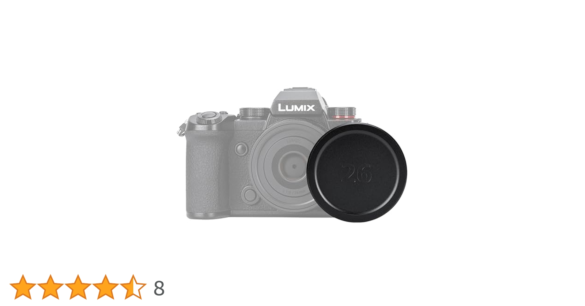 Amazon | JJC Panasonic LUMIX S 26mm F8 S-R26 レンズキャップ