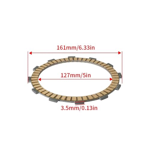 Kit de embrague para eliminar el deslizamiento en motos VT1300CR y VTX1300 6