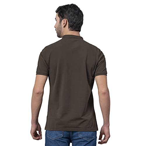 Image of Red Tape Henley Neck T-Shirt for Men | Comfortable & Breathable