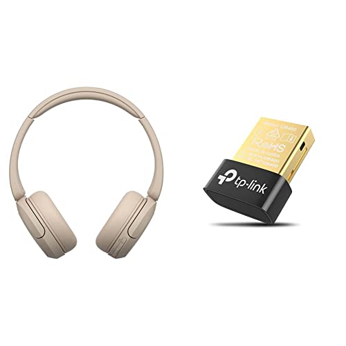 \j[(SONY)yWH-CH520 x[W  Bluetooth USBA_v^ Zbg z PCɂBTwbhzgBWH-CH520 x[W + TP-Link Bluetooth USBA_v^
