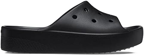 Crocs Women's Classic Slide | Platform Sandals, Black, Numeric_6 | Image 1
