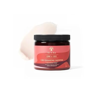 As I Am Long and Luxe Curl Enhancing Smoothie 16 oz - Lightweight Coil Defining Creme for Hi-Definition, Hydrated Curls and Coils - Enriched with Pomegranate and Passion Fruit