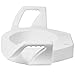 Raised Toilet Seat - Toilet Height Extender - Toilet Seat Booster for Adults and Elderly, Standard, White