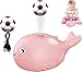 Pływająca piłka Mały wieloryb Zabawka, ładowanie USB Przenośne wieloryby Zabawki Pływająca piłka dla dzieci Prezent (Różowy)