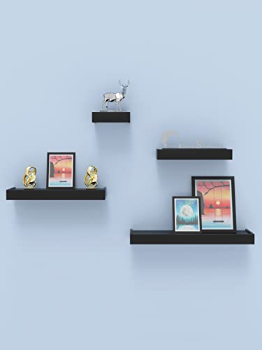 Image of Home Sparkle DIY Cubic Wall Shelves (Black)
