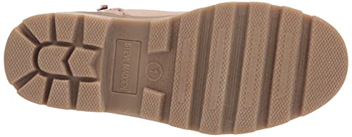 Steve Madden Girls Shoes Grapes Combat Boot, Natural, 4 Us Unisex Big Kid #TOP3