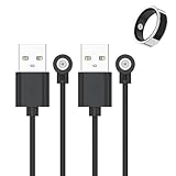 Vanjua 2 Pack Smart Ring Charger Cable, Compatible with R02 R09 R18 R03 R06 R08 R10 R11 R11M SR11M R12 BJ02 SRC01 SRC10 SR08 SR09 SR10 SR11 Smart Ring Magnetic Charging Cable