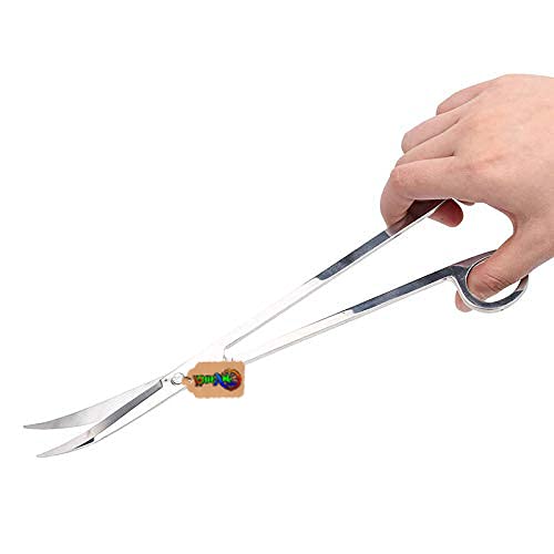DreamAuro Aquarium Scaping Tongs Scissor Long Stainless Steel Curve Scissor Tool for Fish Tank, Aquatic Plant Cleaning (B086DT8JWF) Amazon Price History, Amazon Price Tracker
