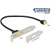 Produktbild DeLock Slotblech SATA 6Gb/s-Bu int. -> 8Pin Power EXT. 30cm