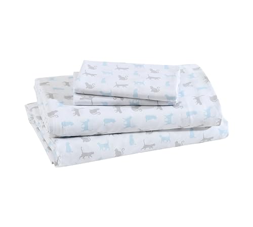 Beatrice Home Cats Microfiber Sheet Set