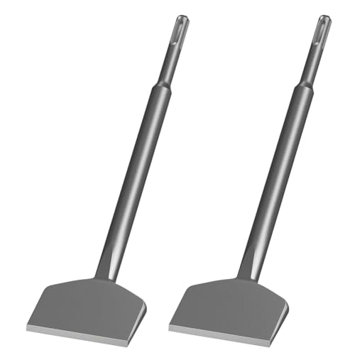 Lbvzxkad 2 Cinceles SDS Plus de 3 Pulgadas de y Herramienta de Cincel Doblado en Ángulo con Manivela, Compatible con SDS Plus (3x10 Pulgadas)
