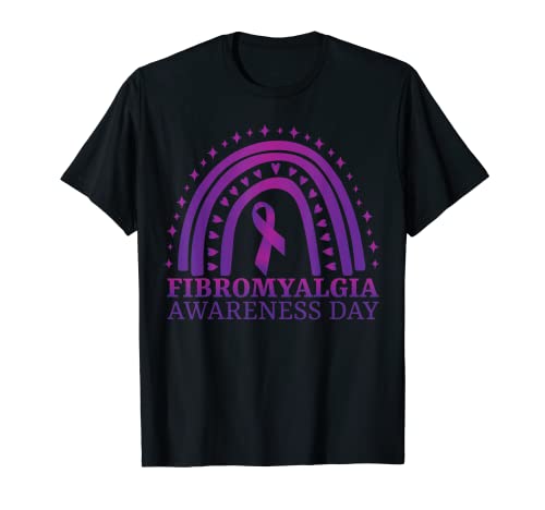 Púrpura Fibromialgia Conciencia Fibro Warrior Fibrosis Camiseta