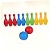 BESPORTBLE Educational Kids Bowling Set 10pcs Bottles 2pcs Balls Toddler Kids Bowling Toy Children Game Ideal for Family Interaction