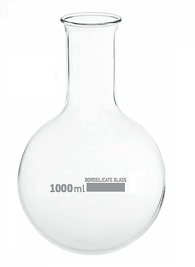 FZN Borosilicate Glass Round Bottom Boiling Flask 1000 ML|| RoOUND Bottom Flask|| (B0BYF9RY5G) Amazon Price History, Amazon Price Tracker