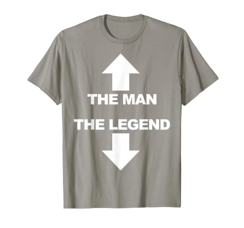 The man the Legend T-Shirt, Men, Slate Grey, Large