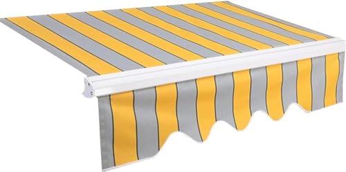 Toile d'auvent extérieur imperméable 5x2m contre la pluie et le soleil de patio - 2