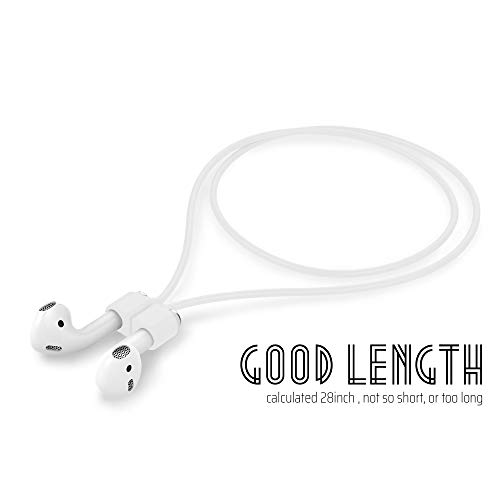 Image of Ultra Strong Magnetic Airpod Pro Strap Anti-Lost Cord Sports Lanyard Compatible with Airpods 3rd 2nd Generation Pro 3 2 1 (3 White)