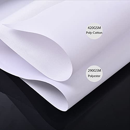 Professional Matte Canvas Roll For Epson Canon Hp Wide Format Inkjet Printer, Thick Canvas Polyester Canvas Roll For Printing Drawing Oil Acrylic Or Water-Based Painting (290Gsm Polyester 44"X100Ft) #TOP2