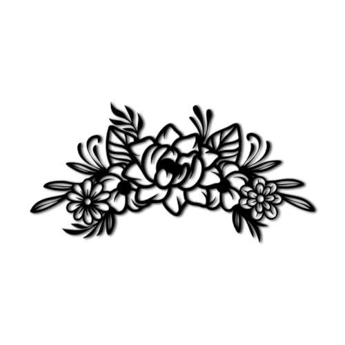 Floral Bouquet Metal Wall Art Metal Outdoor Decor Metal Signs