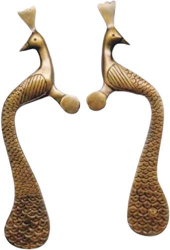 Poignée de porte en laiton massif quincaillerie de décoration 25,4 cm