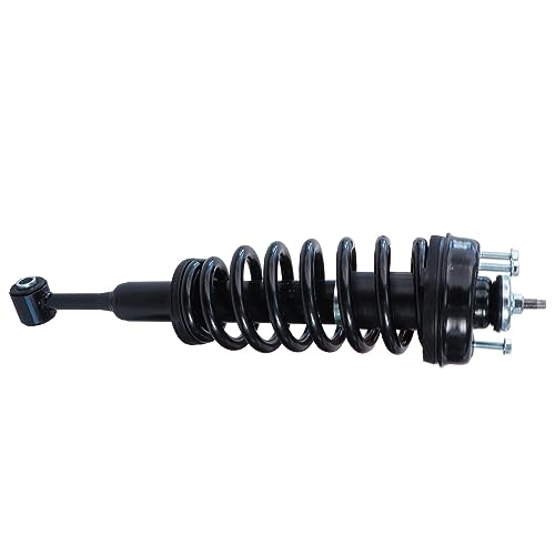 Image of Detroit Axle - 2 Front Struts for 2006-2010 Ford Explorer Mercury Mountaineer Complete Struts w /Coil Spring 2007 2008 2009 Replacement Suspension Ready Strut Shock Assembly
